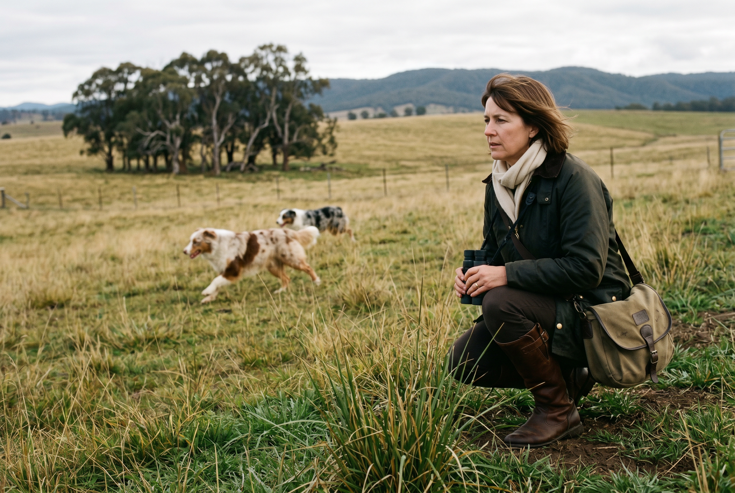 Hauts Courants — breeder observing field