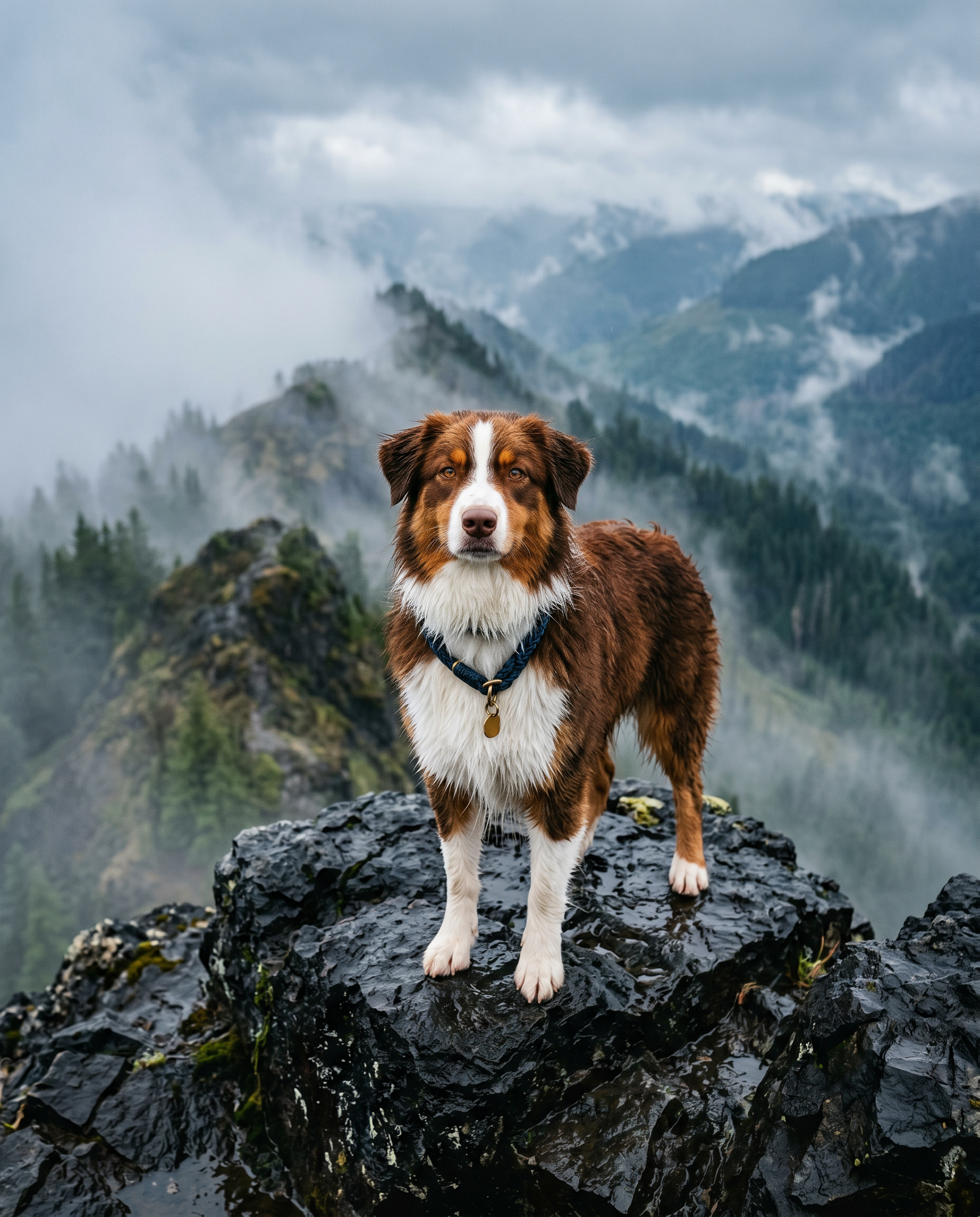 Hauts Courants — red tricolor rock