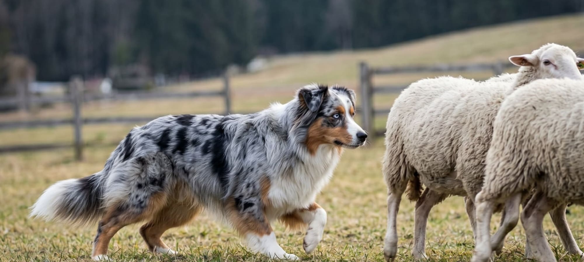 Berger Australien LOF observé au calme, regard clair